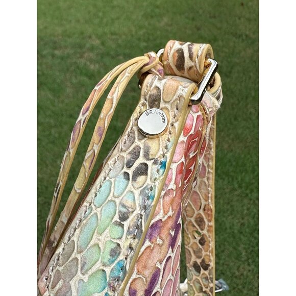 Brahmin Jody Multi Junie Snake Embossed Leather Crossbody H78183000050 NWT - Picture 9 of 16